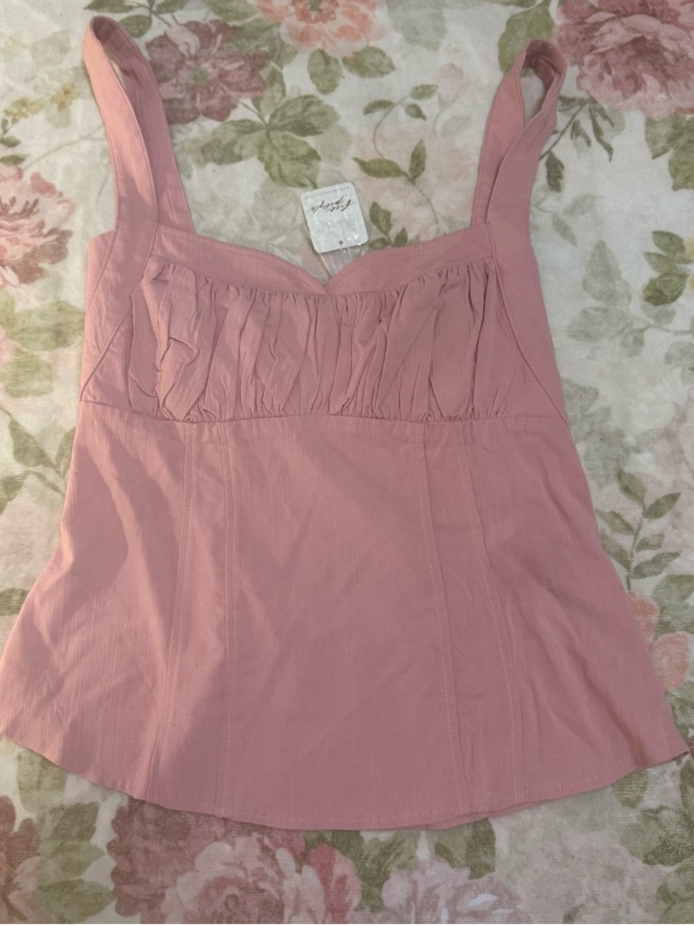 Free People NWT Sasha Corset Babydoll Coquette Top - Picture 3 of 11